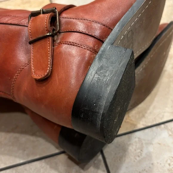 Dingo Women’s Zipper Up Leather Tall Boots size 8 - Picture 11 of 16